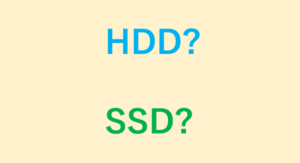 HDD,SSD